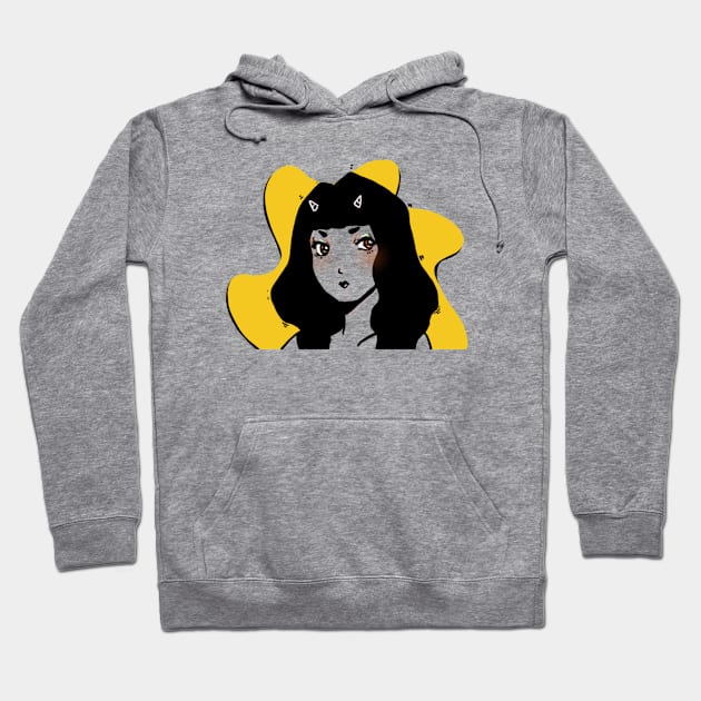 Demon lady anime Hoodie by Popular cultured